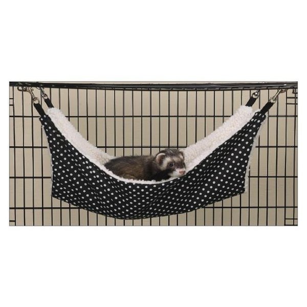 Pro Select Proselect ZW6232 17 Polka Dot Cage Hammock Black & White ZW6232 17